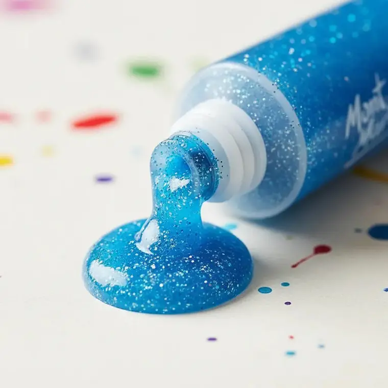Glitter Glue 5 Colores Mont Marte Pegamento Perfumado 3