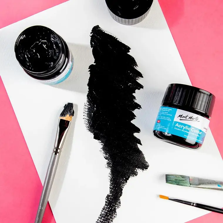 Pinturas Acrílicas Mont Marte Varios Colores 100 Ml Pote 5