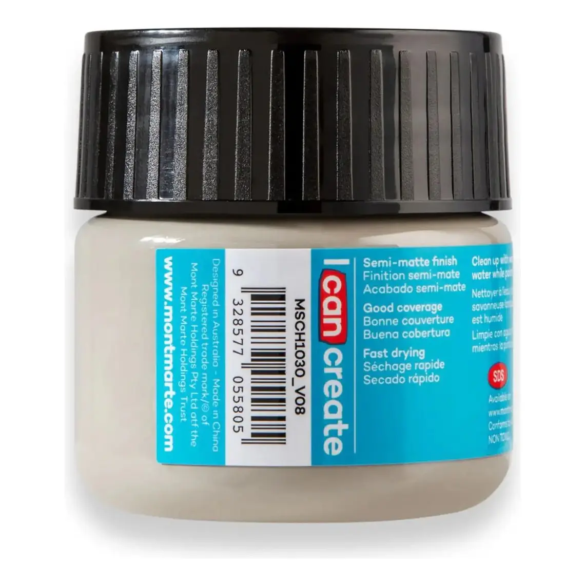 Pinturas Acrílicas Mont Marte Varios Colores 100 Ml Pote 9