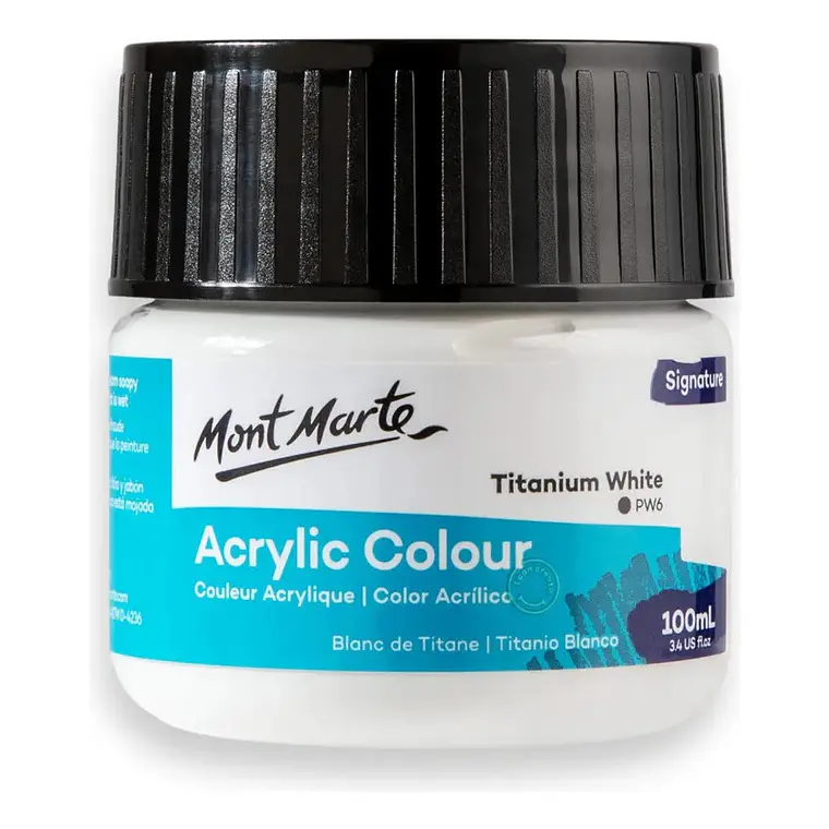 Pinturas Acrílicas Mont Marte Varios Colores 100 Ml Pote 10