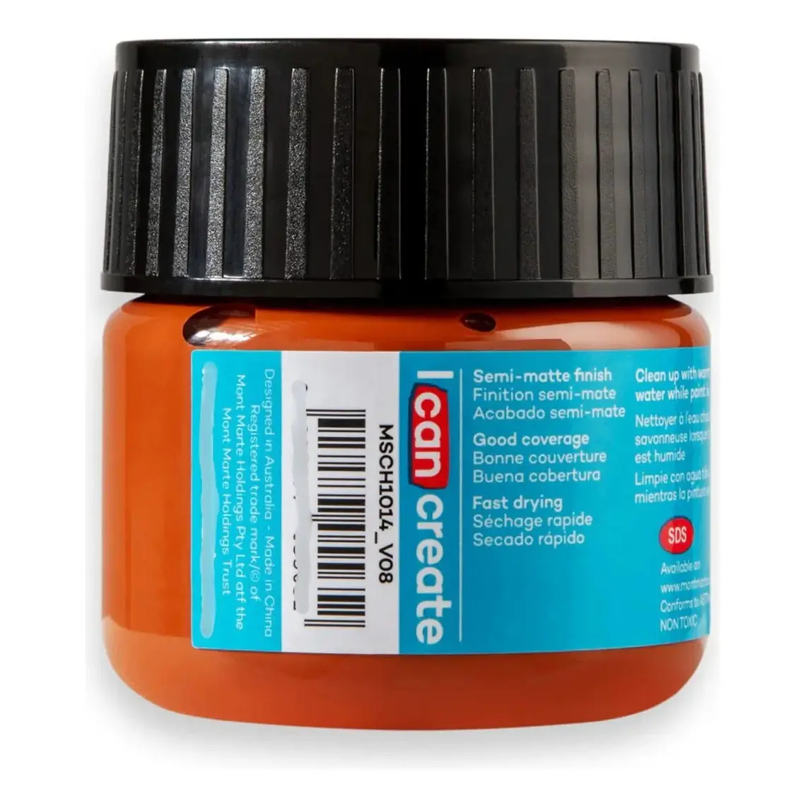 Pinturas Acrílicas Mont Marte Varios Colores 100 Ml Pote 15