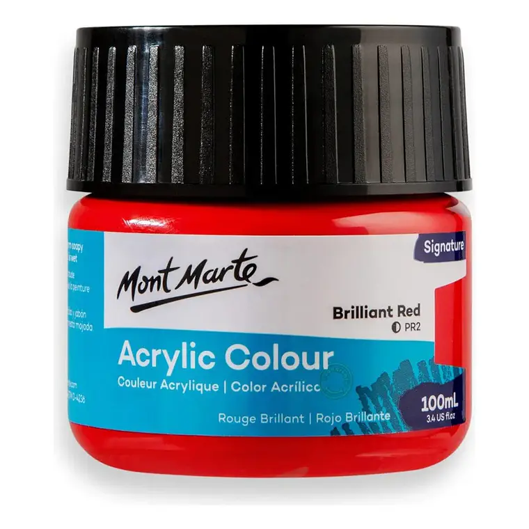 Pinturas Acrílicas Mont Marte Varios Colores 100 Ml Pote 19