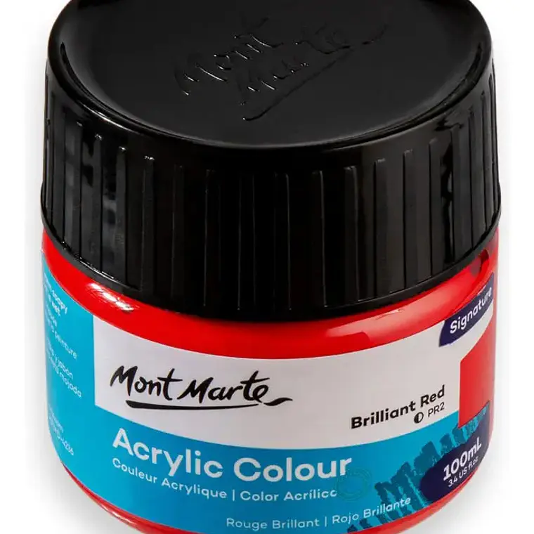 Pinturas Acrílicas Mont Marte Varios Colores 100 Ml Pote 20