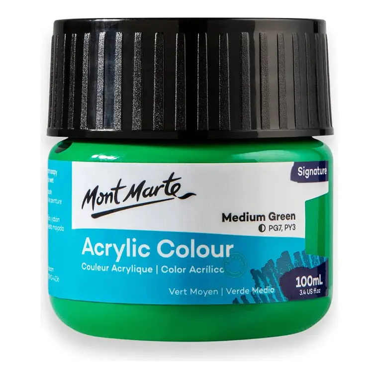 Pinturas Acrílicas Mont Marte Varios Colores 100 Ml Pote 22