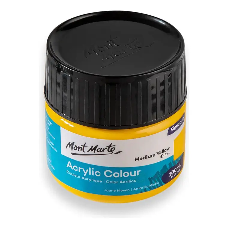 Pinturas Acrílicas Mont Marte Varios Colores 100 Ml Pote 35