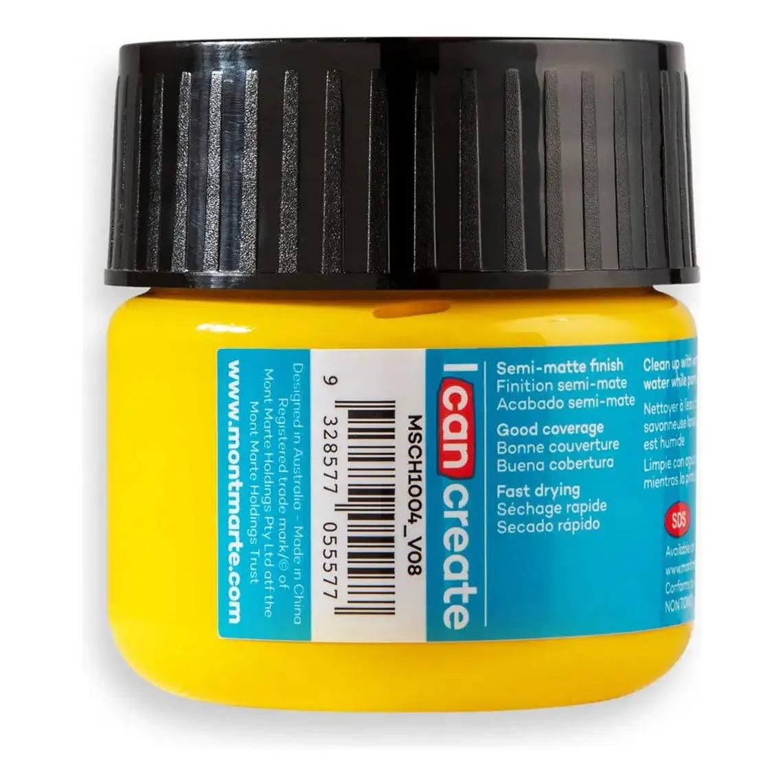 Pinturas Acrílicas Mont Marte Varios Colores 100 Ml Pote 36
