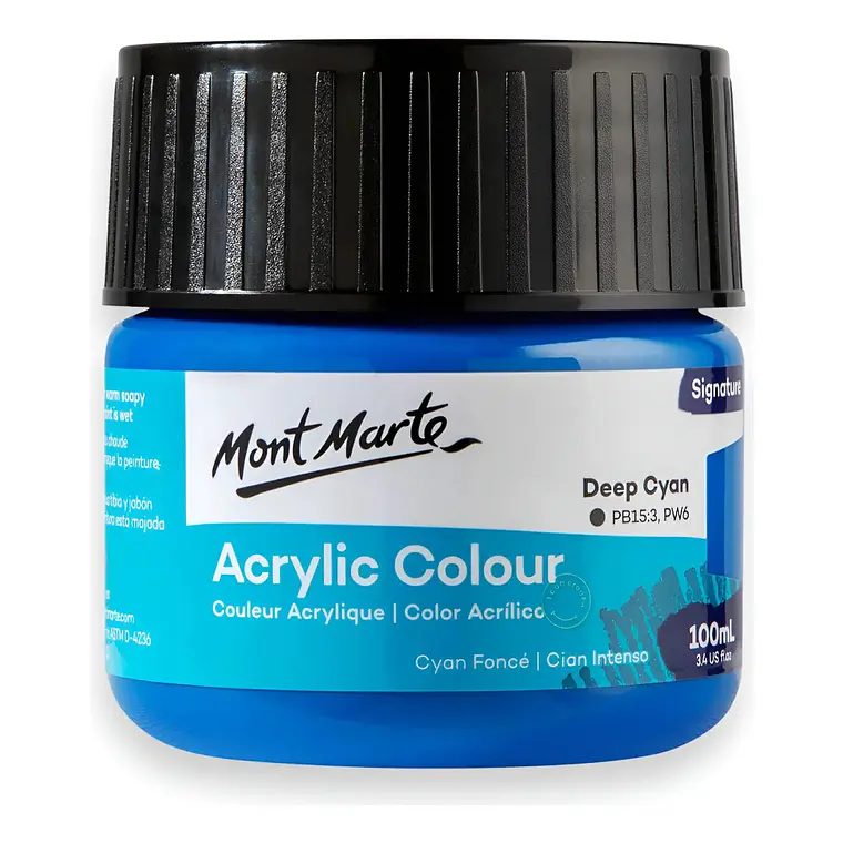 Pinturas Acrílicas Mont Marte Varios Colores 100 Ml Pote 37