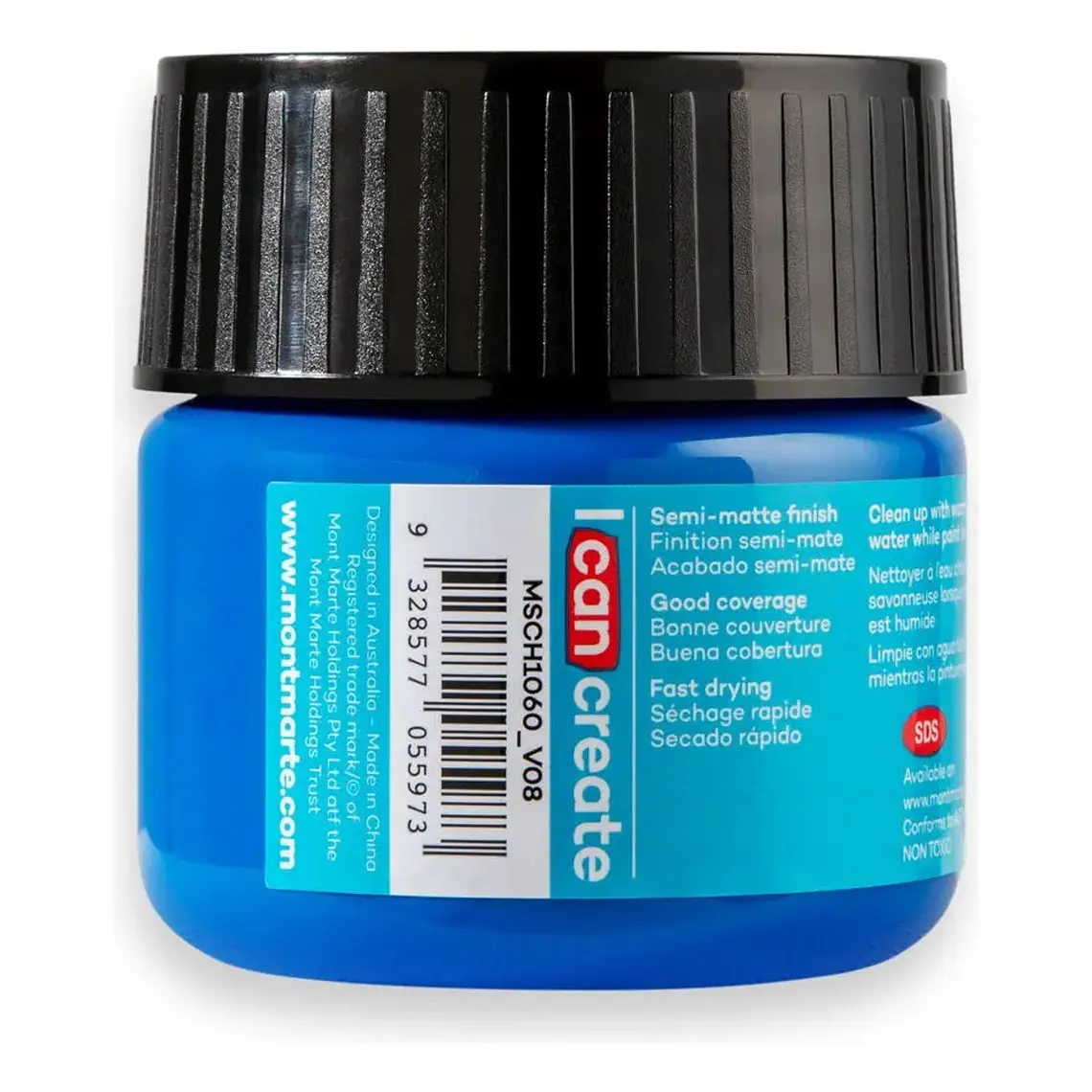 Pinturas Acrílicas Mont Marte Varios Colores 100 Ml Pote 39
