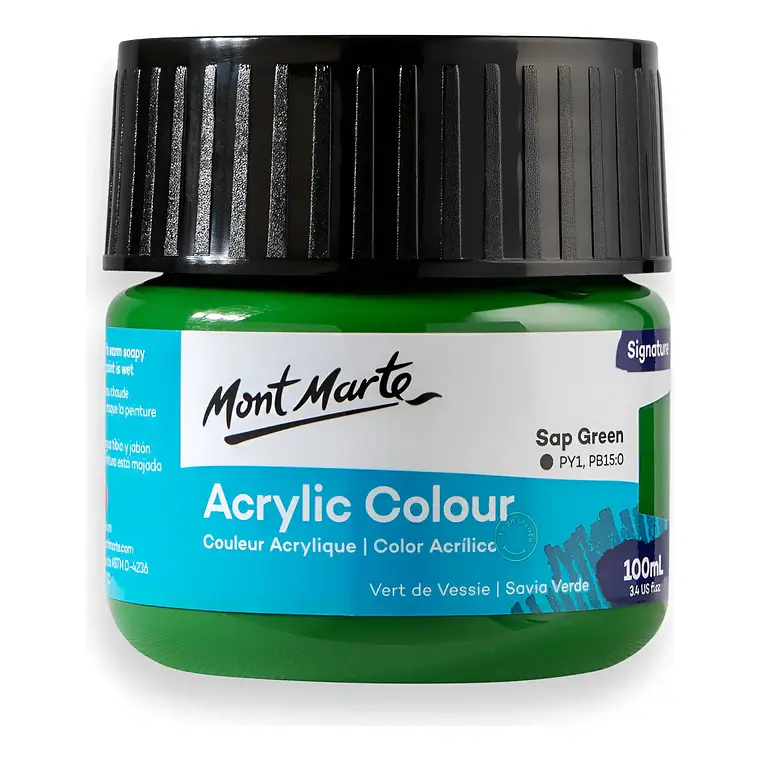Pinturas Acrílicas Mont Marte Varios Colores 100 Ml Pote 46