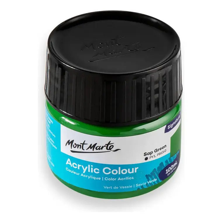Pinturas Acrílicas Mont Marte Varios Colores 100 Ml Pote 47