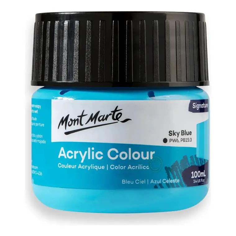 Pinturas Acrílicas Mont Marte Varios Colores 100 Ml Pote 49