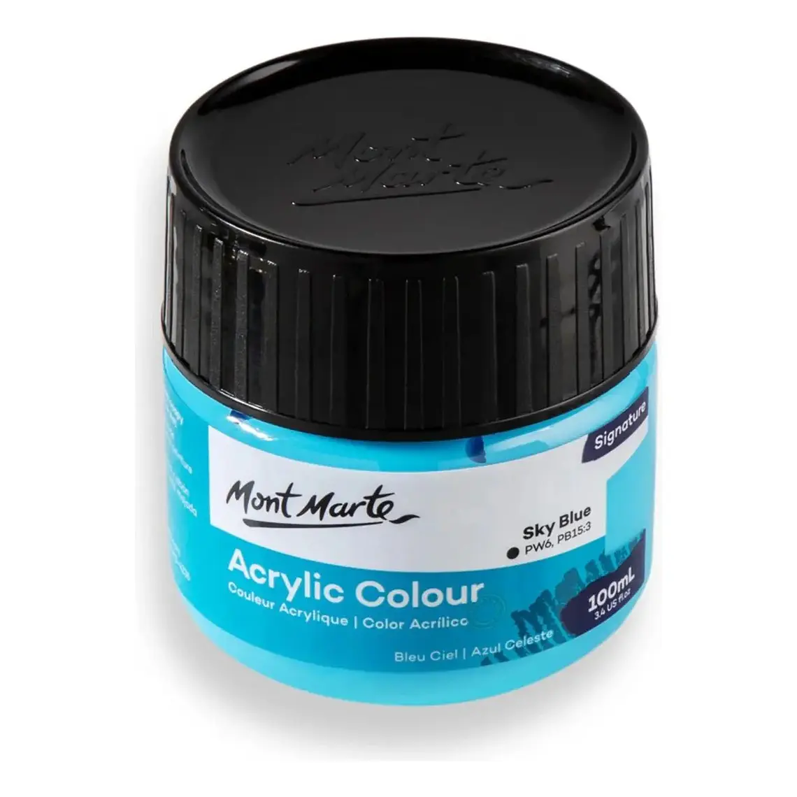 Pinturas Acrílicas Mont Marte Varios Colores 100 Ml Pote 50