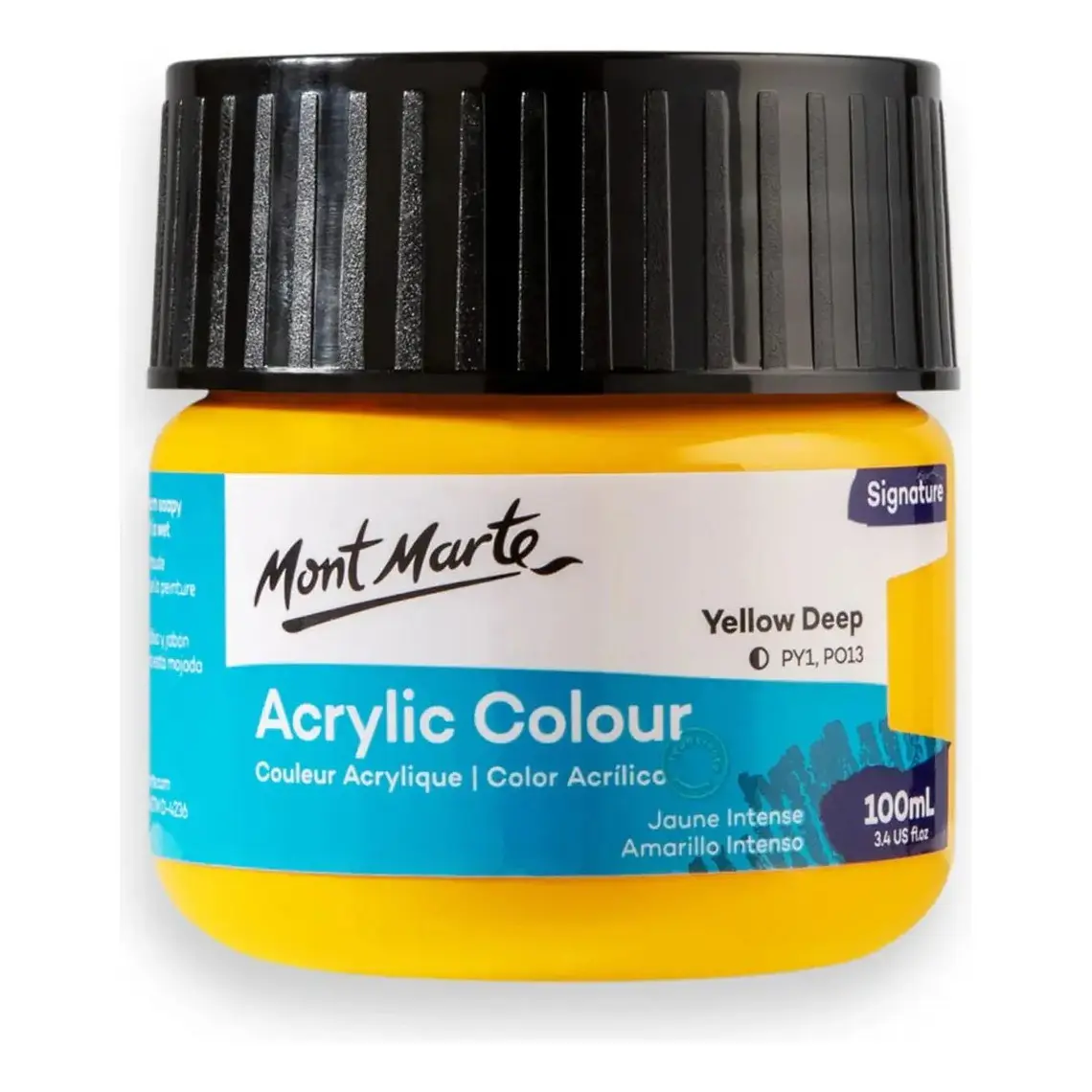 Pinturas Acrílicas Mont Marte Varios Colores 100 Ml Pote 52