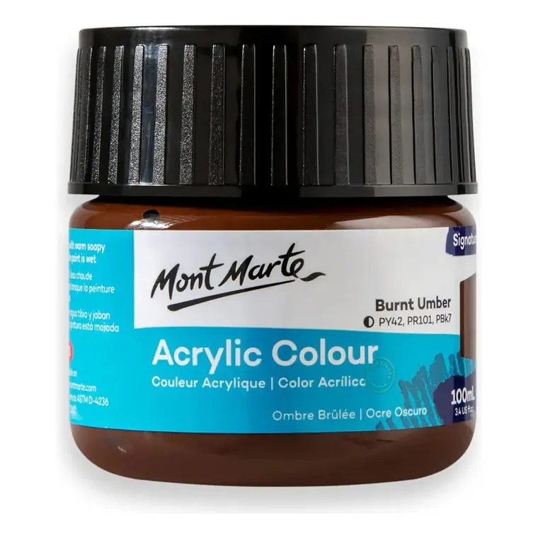 Pinturas Acrílicas Mont Marte Varios Colores 100 Ml Pote 55