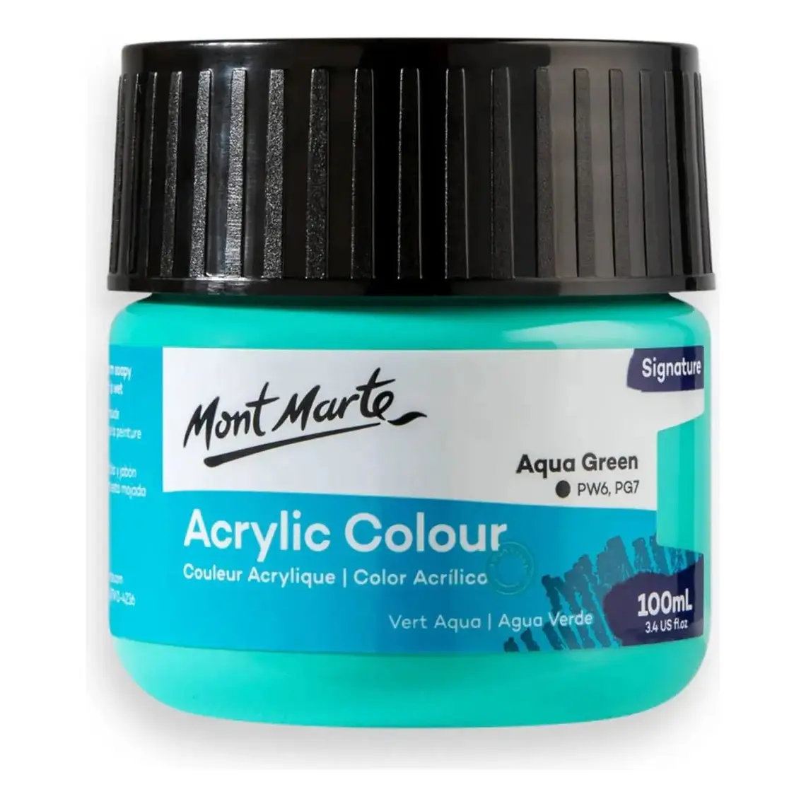 Pinturas Acrílicas Mont Marte Varios Colores 100 Ml Pote 58
