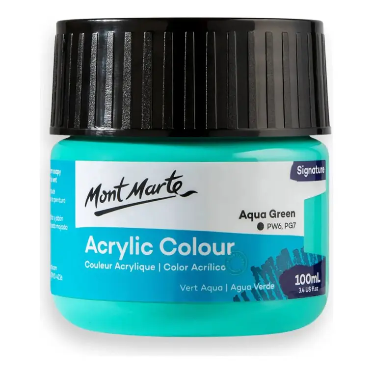 Pinturas Acrílicas Mont Marte Varios Colores 100 Ml Pote 58