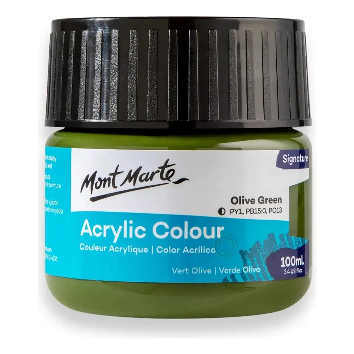 Pinturas Acrílicas Mont Marte Varios Colores 100 Ml Pote 64