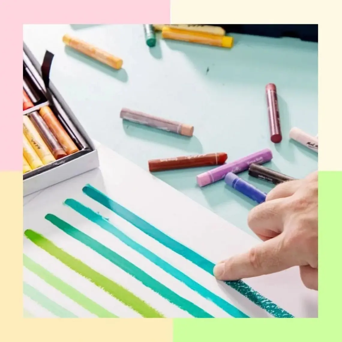 Block Para Pastel Mont Marte A4 180g 12 Hojas 4 Colores 4