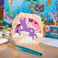Kit De Pintura Sobre Madera Mont Marte Unicornio 14 Piezas - Miniatura 6