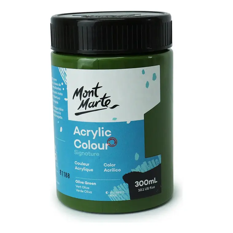 Pintura Acrílica Mont Marte 300 Ml - Varios Colores 1