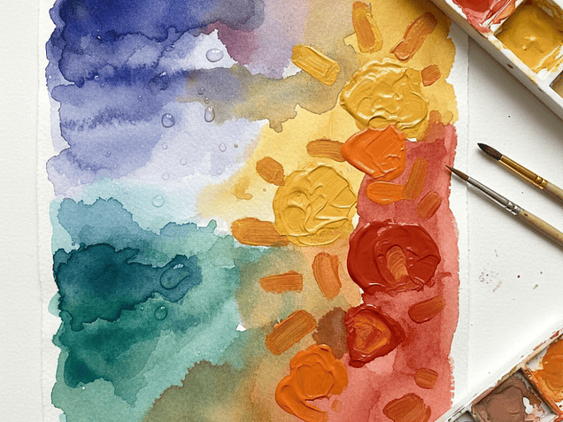 Acuarelas y témperas