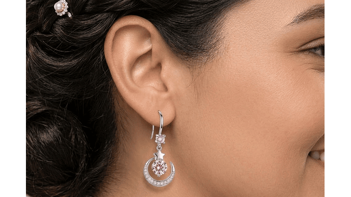 Aros Luna Brillante – Elegancia Romántica 2