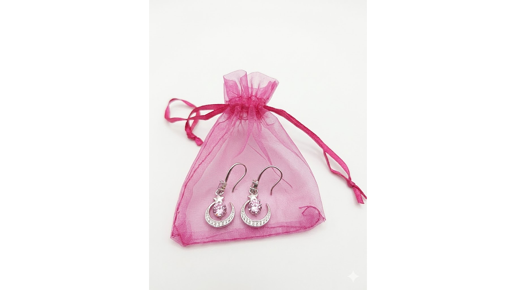 Aros Luna Brillante – Elegancia Romántica 3