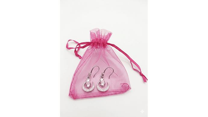 Aros Luna Brillante – Elegancia Romántica 3