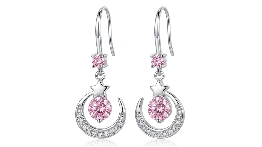 Aros Luna Brillante – Elegancia Romántica 1