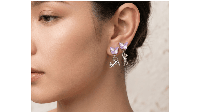 Aros Mariposa y Gato – Elegancia Libre 2