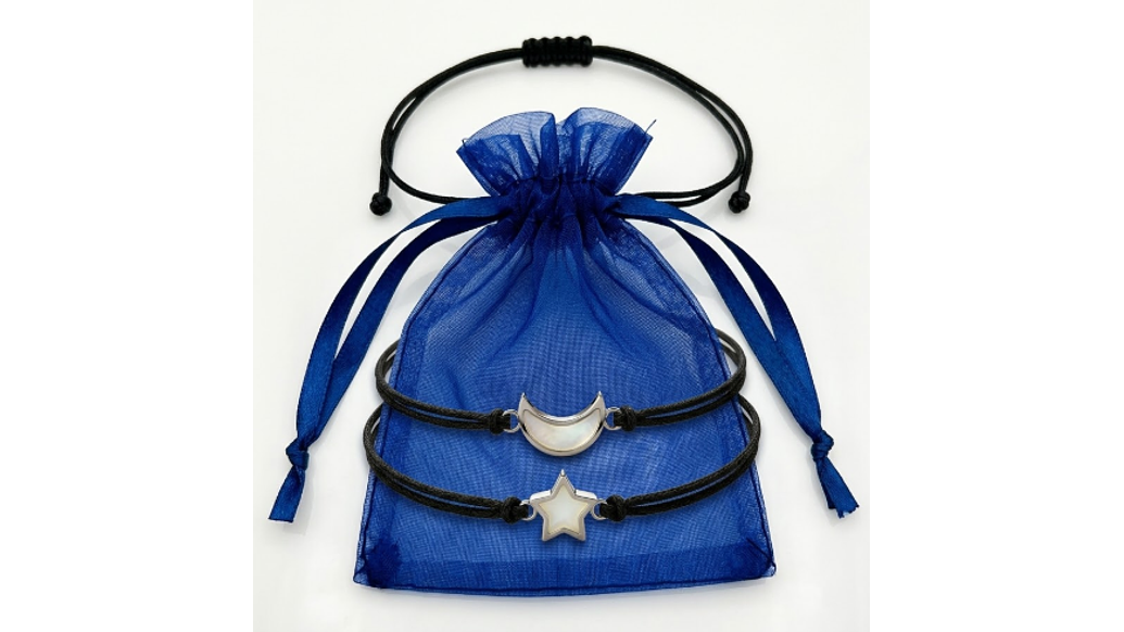 Pulseras Luminosas Luna y Estrella – Conexión Cósmica que Brilla en la Oscuridad 3