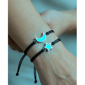 Pulseras Luminosas Luna y Estrella – Conexión Cósmica que Brilla en la Oscuridad