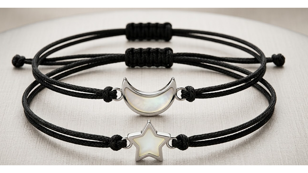 Pulseras Luminosas Luna y Estrella – Conexión Cósmica que Brilla en la Oscuridad 2