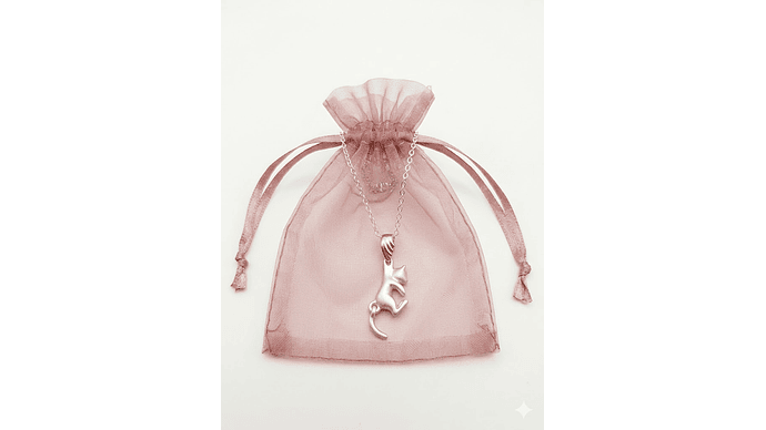 Collar Gatito Colgante Minimalista – Estilo Tierno y Elegante 3