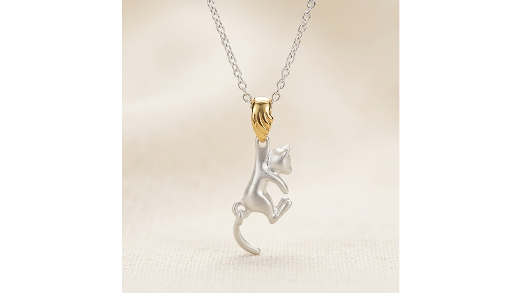 Collar Gatito Colgante Minimalista – Estilo Tierno y Elegante 1