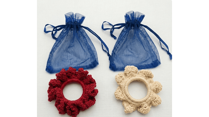 Cole para el Cabello Tejido Artesanal - 2 X 1  3