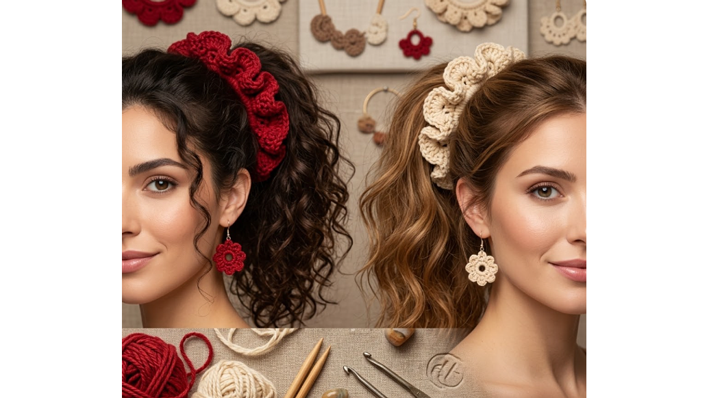 Cole para el Cabello Tejido Artesanal - 2 X 1  2