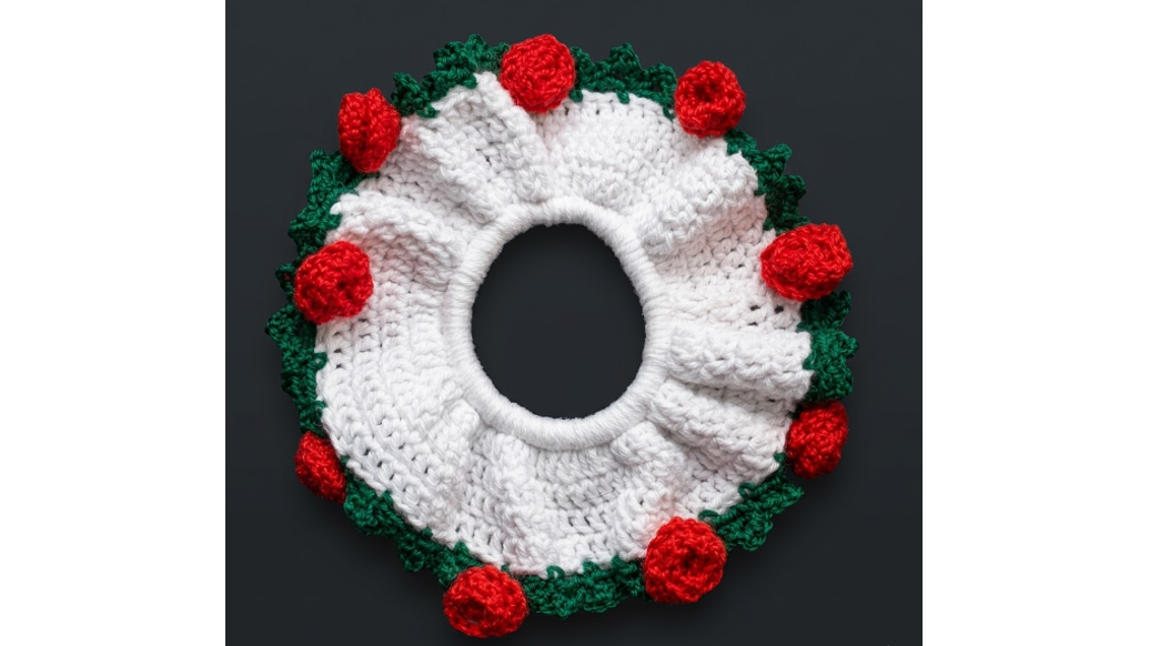 Cole para el Cabello Tejido con Fresas – Estilo Artesanal Encantador 1