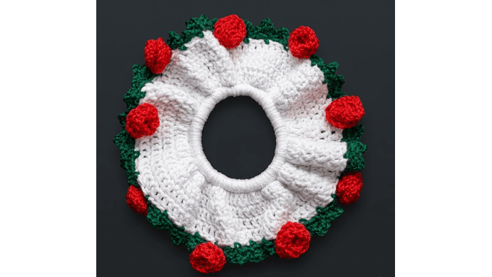 Cole para el Cabello Tejido con Fresas – Estilo Artesanal Encantador 1