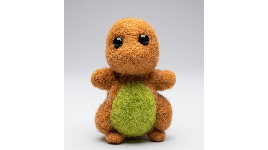 Charmander Artesanal de Vellón: Edición Coleccionista 