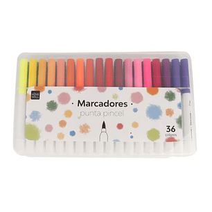 Marcadores Colores 36 Colores | Home Well