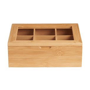 Caja Para Te De Bambú