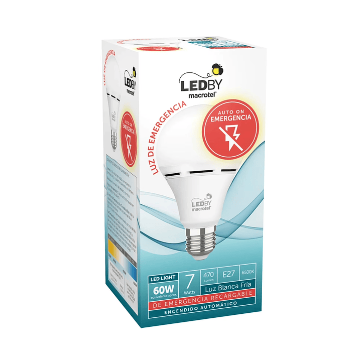 Ampolleta Led De Emergencia A60 7W Macrotel 1