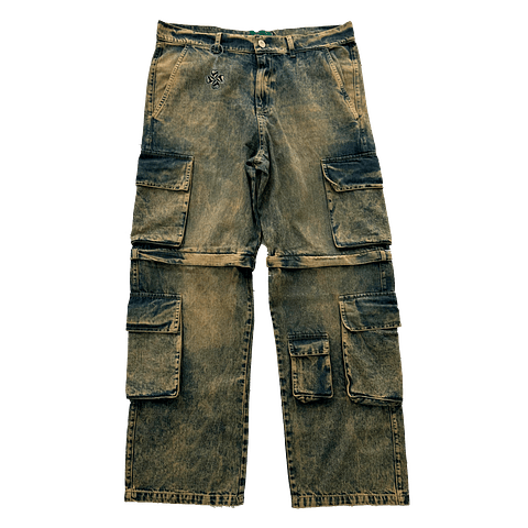 PANTALON CARGO DESMONTABLE "TREBOL"  ACID STORM