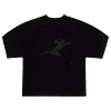 POLERA BOXY FIT "RISE TO FORTUNE" ULTRA BLACK