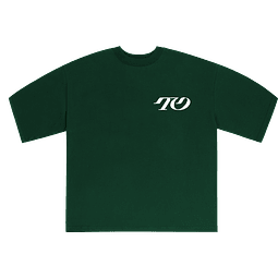 POLERA BOXY FIT "TEAM FORTUNA INFINITA" VERDE