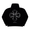 POLERON BOXY FIT "BUONA FORTTUNA" CROMADO ZIP HOODIE