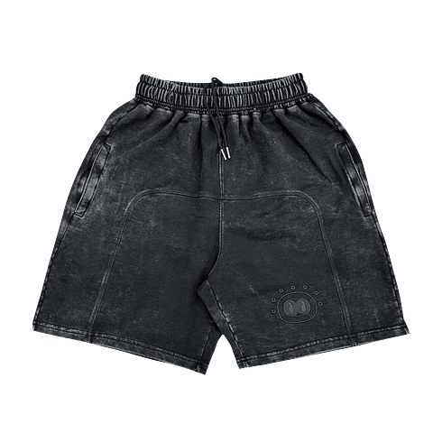 SHORT BAGGY STONE "GODERSIXTREINO777" FRENCH TERRY