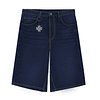 JORT BAGGY "TREBOL" RAW DENIM BLUE