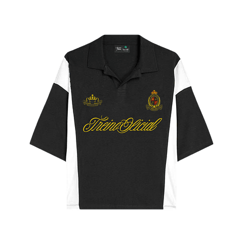POLERA POLO "YOUNG MONEY" NEGRO/BLANCO